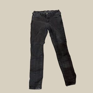 Faded Black Old Navy Size 8 R Skinny Stretch Denim Jeans